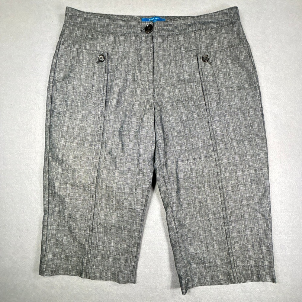 Derek Lam Capri Pants Womens 14 Organic Cotton DesigNation‎ Cropped Office